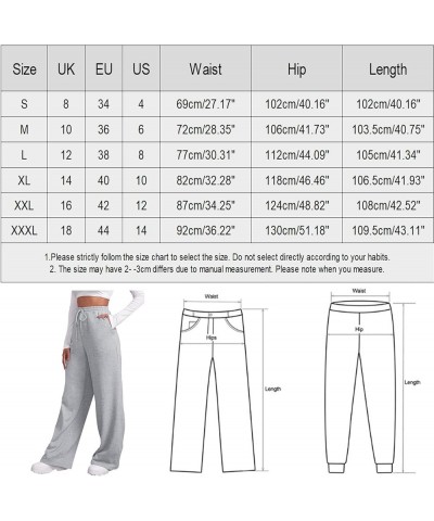 Bottom Sweatpants Pockets High Waist Sporty Gym Athletic Fit Jogger Pants L-ounge Trousers Khaki-b $11.19 Activewear