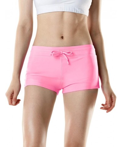 Women's Swim Shorts, Quick Dry Water Beach Board Short, Tankini Bathing Athletic Swimsuit Bottoms Elastic Waist Band Pink $11...