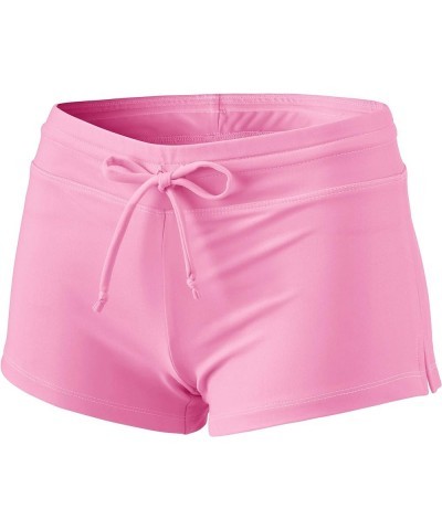 Women's Swim Shorts, Quick Dry Water Beach Board Short, Tankini Bathing Athletic Swimsuit Bottoms Elastic Waist Band Pink $11...