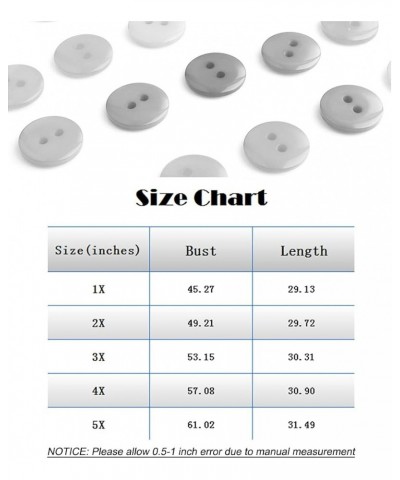 Plus-Size Tops for Women Short Sleeve Shirts Summer Buttons Tunics XL-5XL Zd-floral $14.55 Shirts