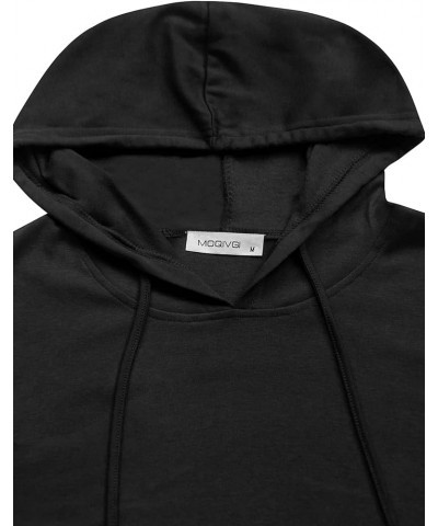 Womens Long Sleeve Pullover Tops Fashion Casual Lightweight Hoodie Sweatshirts Black $10.00 Hoodies & Sweatshirts