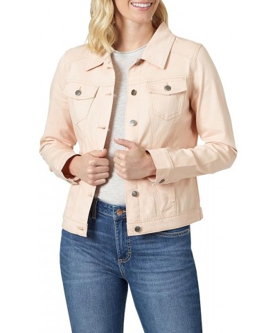 Women's Denim Jacket Peach $25.95 Jackets