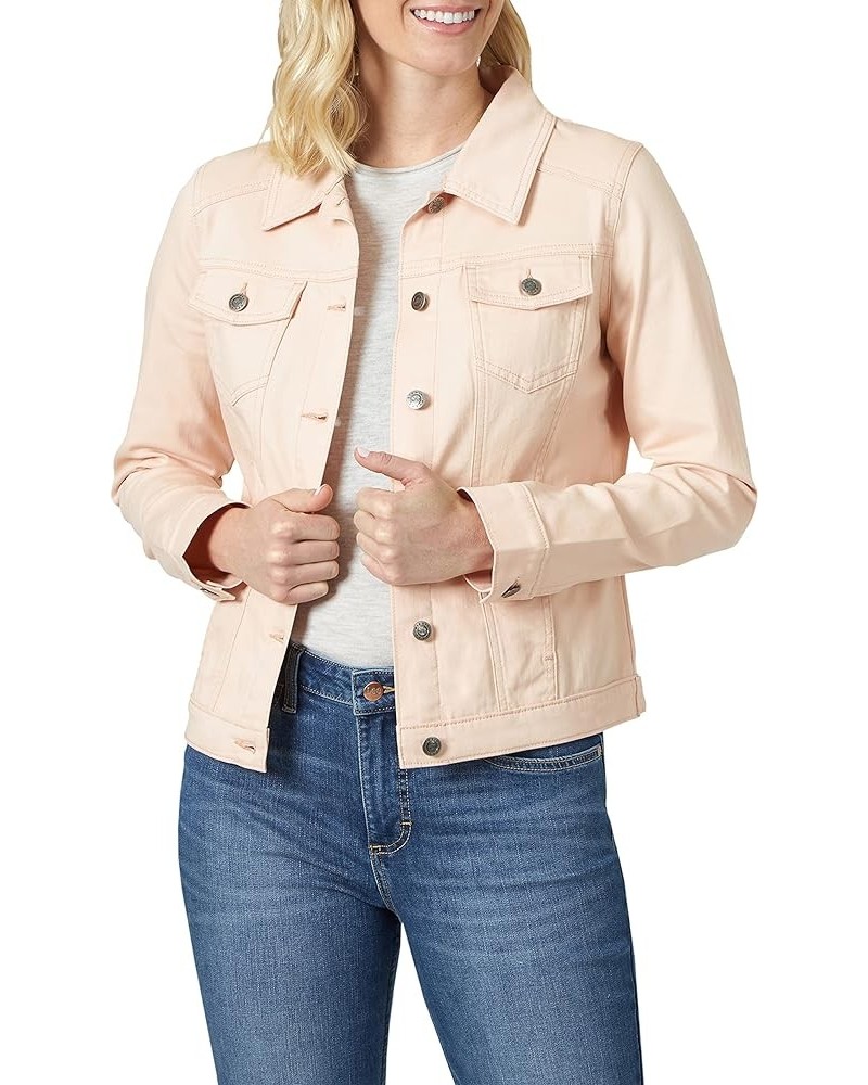 Women's Denim Jacket Peach $25.95 Jackets