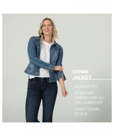 Women's Denim Jacket Peach $25.95 Jackets