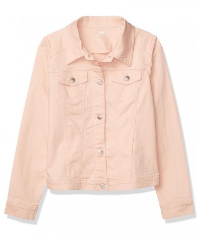 Women's Denim Jacket Peach $25.95 Jackets