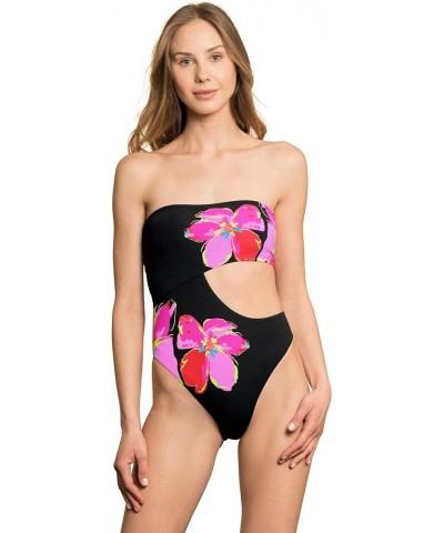 Women's Standard Cheeky Cut One Piece Multicolor $43.23 Swimsuits