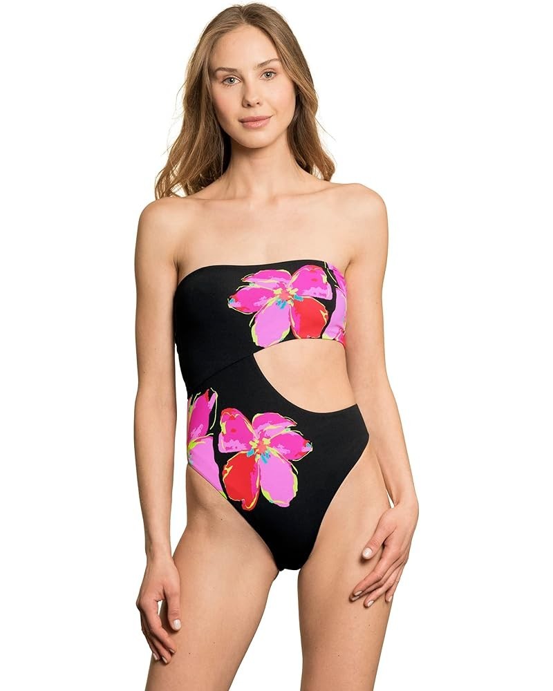 Women's Standard Cheeky Cut One Piece Multicolor $43.23 Swimsuits