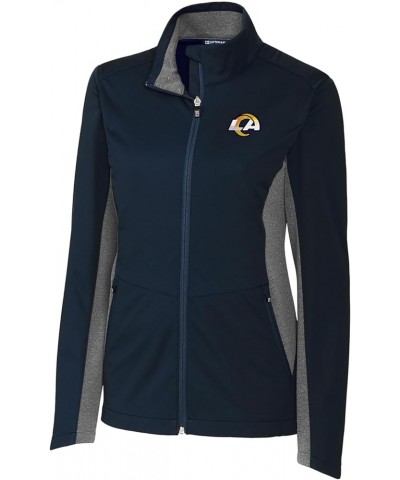 Women's NFL Navigate Softshell Full-Zip Jacket Los Angeles Rams, Navy $66.00 Jackets