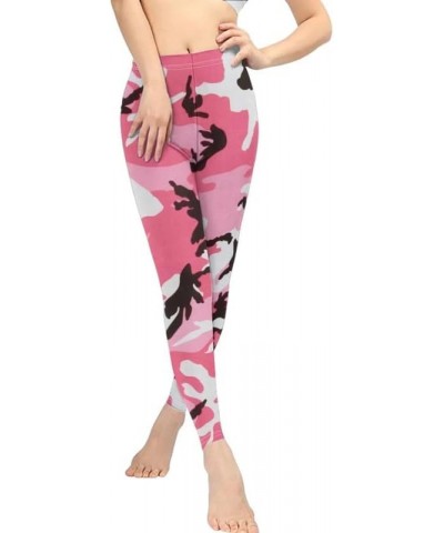 Floral Humming Bird Over Size Women's High-Waist Yoga Legging Dolphin Galaxy Bee Tie-Dye Jogging Cycling Activewear Pink Camo...