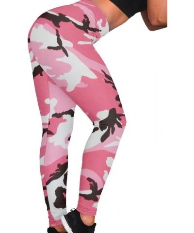 Floral Humming Bird Over Size Women's High-Waist Yoga Legging Dolphin Galaxy Bee Tie-Dye Jogging Cycling Activewear Pink Camo...