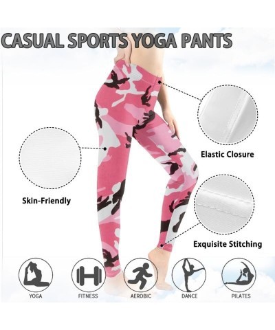 Floral Humming Bird Over Size Women's High-Waist Yoga Legging Dolphin Galaxy Bee Tie-Dye Jogging Cycling Activewear Pink Camo...