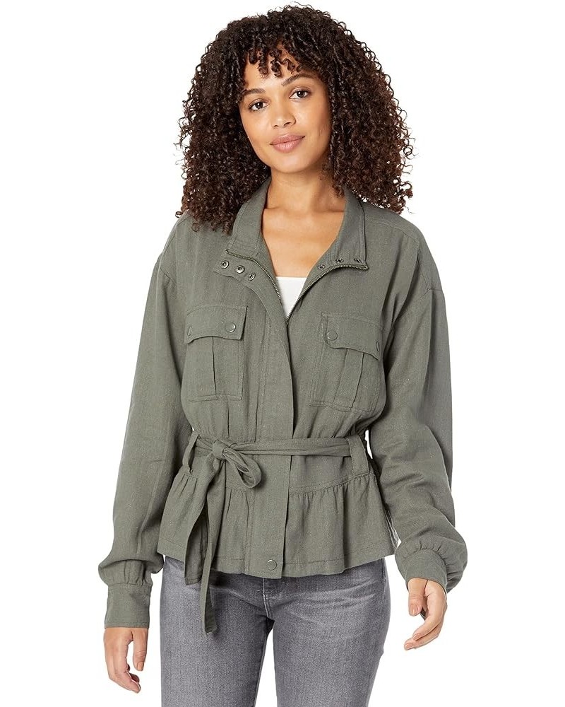 Women's Evander Long Sleeve Jacket Vintage Olive Branch $38.50 Jackets