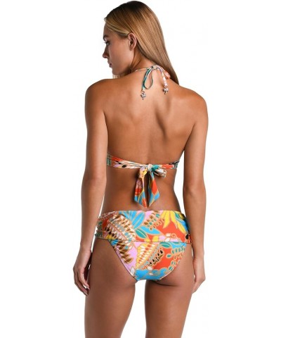 Women's Triangle Halter Bikini Swimsuit Top Multi//Under the Tahitian Sun $26.92 Swimsuits