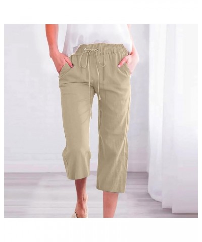 Womens Jogger Lounge Pants Lightweight Athletic Drawstring Sweatpants with Pockets Casual Workout Running Pants 82-khaki $7.8...