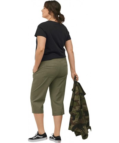 Women's Plus Size Camo Utility Jacket Lightweight with 4 Pockets Olive Grey $36.00 Jackets