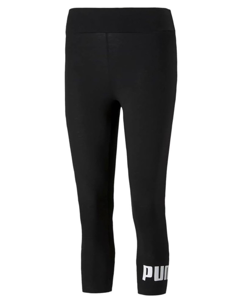 Womens Essentials 34 Logo Leggings Casual Stretch - Black Black $12.85 Activewear