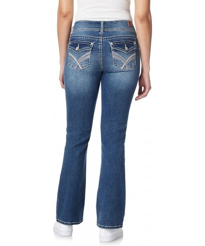 Women's Luscious Curvy Bootcut Mid-Rise Bling Insta Stretch Juniors Jeans (Standard and Plus) Birch $14.86 Jeans