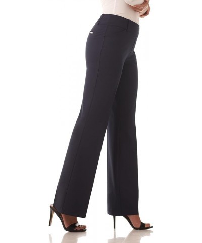 Women's Smart Stretch Desk to Dinner Wide Leg Pull-On Pant Black $22.00 Pants