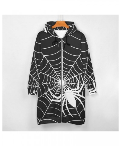 Zip Up Hoodie Women - Long Sleeve Fall Hoodeds Island And Lighthouses Sweatshirts Fall Jacket Coat with Pockets Gothic Spider...