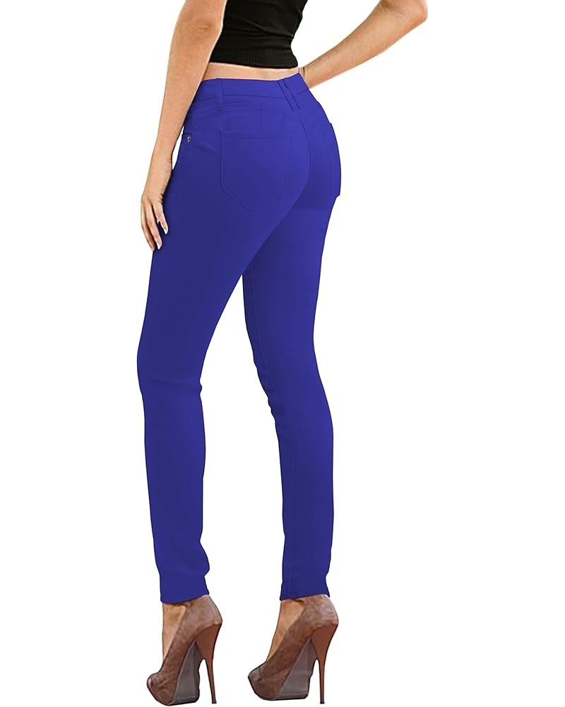 Women's Butt Lift Super Comfy Stretch Denim Skinny Yoga Jeans Cobalt Blu $15.29 Jeans