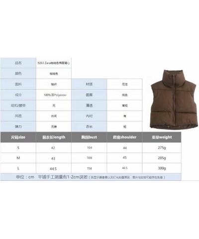 Women Cotton Padded Vest Ladies Sleeveless Crop Vest Y2k Fashion Puffer Button Down Short Top Gilet Streetwear White-b $6.37 ...