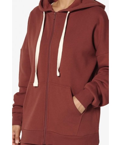 S~3X Full Zip Ultimate Cotton Fleece Hoodie Sweatshirt Relaxed Jacket 38 Brick $17.86 Hoodies & Sweatshirts