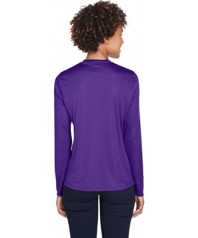 TT11WL Ladies' Zone Performance Long Sleeve T-Shirt Sport Purple $8.49 Activewear