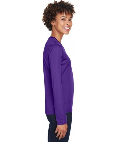 TT11WL Ladies' Zone Performance Long Sleeve T-Shirt Sport Purple $8.49 Activewear