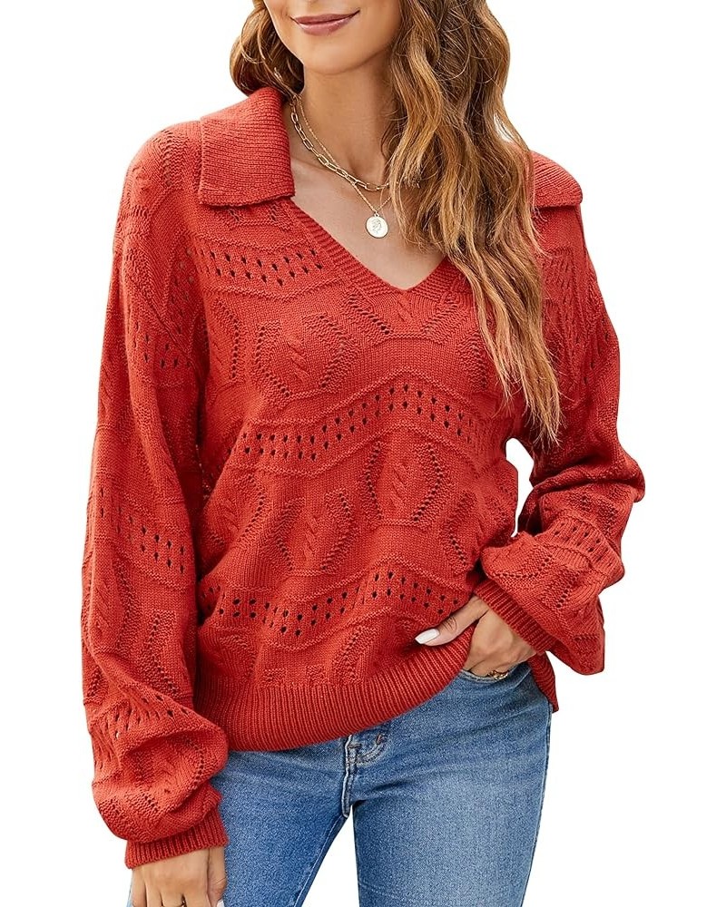 Womens Turtleneck Long Sleeve Cable Knit Chunky Pullover Fall Sweater Dresses 2023 Red $7.49 Dresses