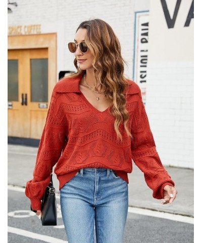 Womens Turtleneck Long Sleeve Cable Knit Chunky Pullover Fall Sweater Dresses 2023 Red $7.49 Dresses