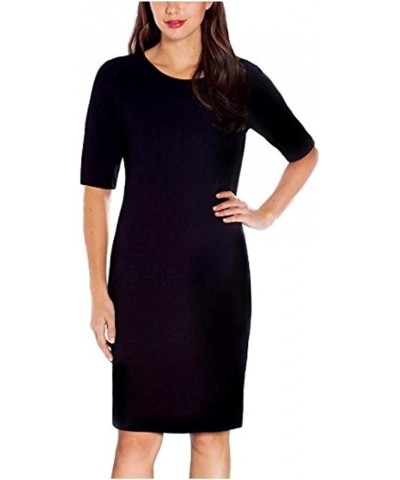 Ladies' Knit Dress Black $10.30 Dresses