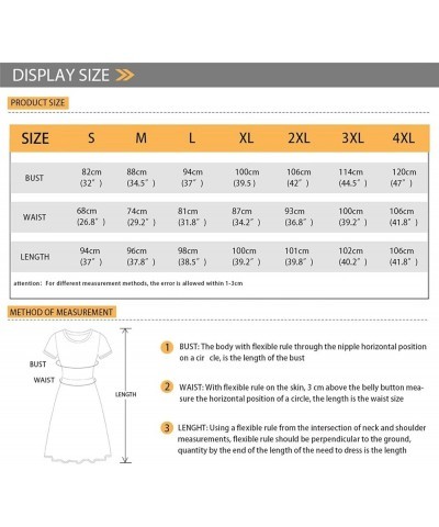 Floral Mushroom Dress for Women Plus Size Midi Dress Short Sleeve Summer Sundress Crew Neck A-Line Dresses Dragonflies $14.19...