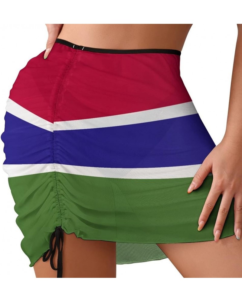 Ecuador Flag Women's Beach Skirt Blouse Skirt Sexy Bikini Bathing Suit Bottom Wraps Chiffon Cover Ups S X-Small Style-1 $15.9...