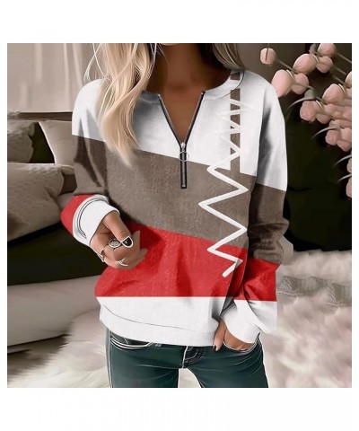 Gradient Hoodie For Women Oversized Tie Dye Sweatshirts Retro Long Sleeve Pullover Tops 2023 Classic Clothes 4-white $17.97 S...