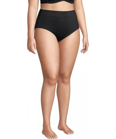 Women's High Waisted Bikini Bottoms Black $18.09 Swimsuits