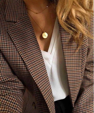 Womens Casual Blazers Pockets Long Sleeve Open Front Work Office Jackets Lapel Button Long Blazer Suit for Bussiness Plaid Re...