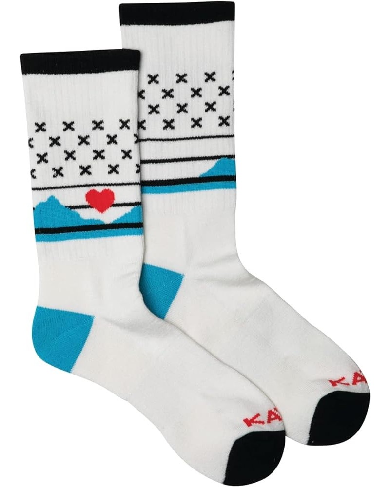 Moonwalk Mid Crew Socks: Comfort and Durability for Your Active Lifestyle I Heart You $17.37 Activewear