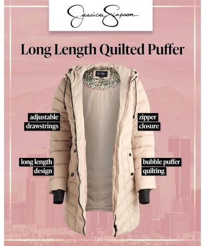 Women's Winter Coat - Long Length Packable Quilted Puffer Jacket - Heavyweight Insulated Parka Coat (S-XL) Beige $37.77 Jackets