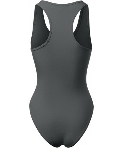 Women's Sleeveless Tank Top Bodysuits Racerback Shapewear Sexy Casual Jumpsuits 103-ash Grey-1 $11.97 Tanks