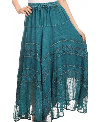 Ivy Maiden Boho Skirt Turquoise $22.56 Skirts