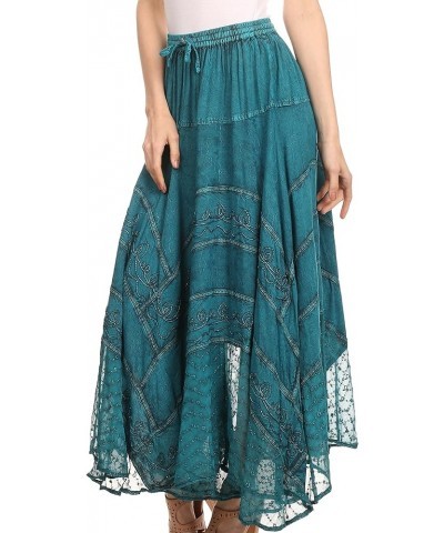 Ivy Maiden Boho Skirt Turquoise $22.56 Skirts