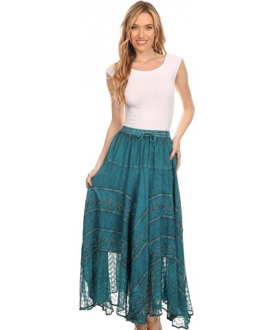 Ivy Maiden Boho Skirt Turquoise $22.56 Skirts