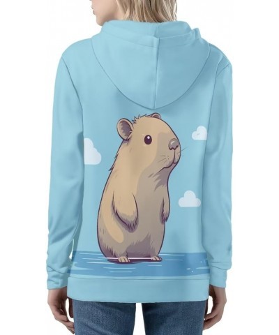 Zip Up Hoodie Sweatshirt Jacket Streetwear for Women Teen Girls Oversized XS-5XL 0 Cute Capybara 2 $19.50 Hoodies & Sweatshirts