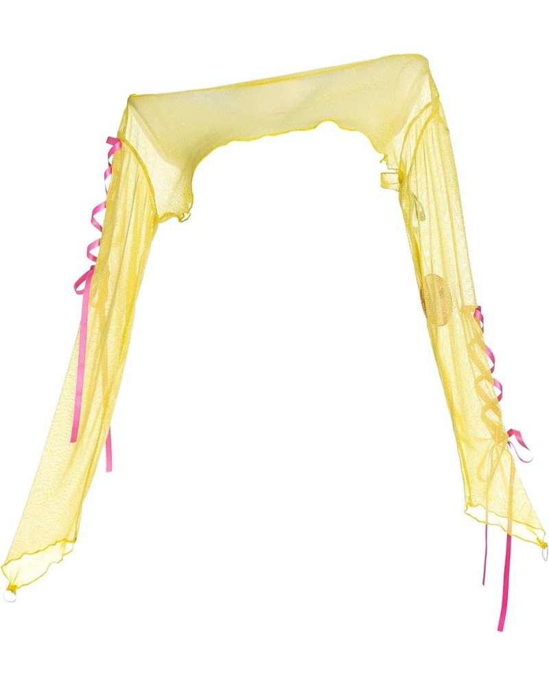 Women's Bloom Long Sleeves Shrug Rash Guard Shirt Cover UP Top Yellow $17.69 Swimsuits