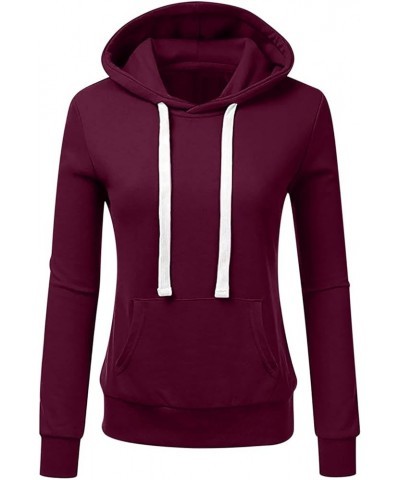 Oversized Hoodies for Women Casual Plus Size Sweatshirts Trendy Hooded Jacket Fall Fashion Clothes for Women 2023 08-wine $9....