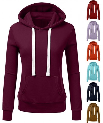 Oversized Hoodies for Women Casual Plus Size Sweatshirts Trendy Hooded Jacket Fall Fashion Clothes for Women 2023 08-wine $9....