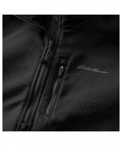 Women's High Route Grid Fleece 1/4-Zip Tall Black $40.85 Jackets