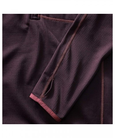 Women's High Route Grid Fleece 1/4-Zip Tall Black $40.85 Jackets