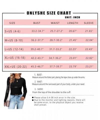 Women's Casual Crewneck T Shirts Ribbed Knit Sweater Slim Fit Solid Basic Ladies Pullovers Fall Long Sleeve Tops B-green $14....