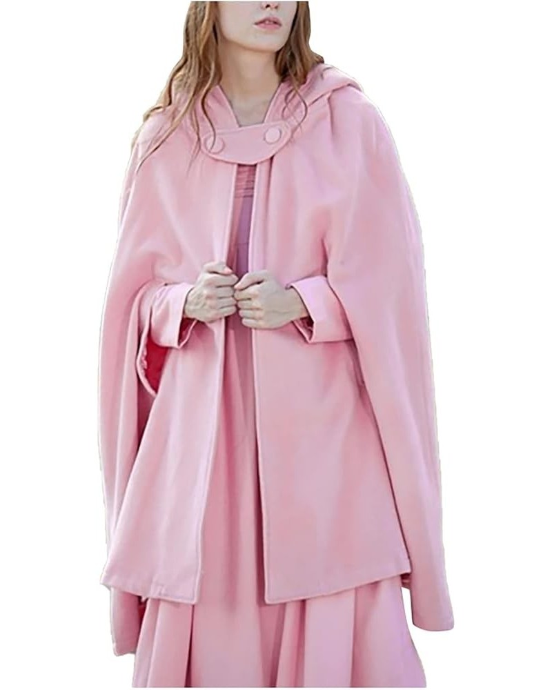 Womens Cardigan Front Cloak Jacket Hoods Cape Shawl Wraps Trench Coats for Women Fall Winter Cloak 2024 Fashion Y2K U-u67 Pin...